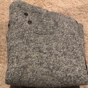 Grey wool sweater